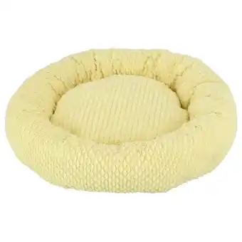 Pets Place Adori Donut Maddy - Kattenmand - Ø50x17 cm Geel aanbieding