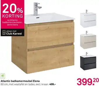 Karwei Atlantic badkamermeubel Elena aanbieding