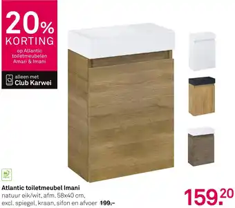 Karwei Atlantic toiletmeubel Imani aanbieding