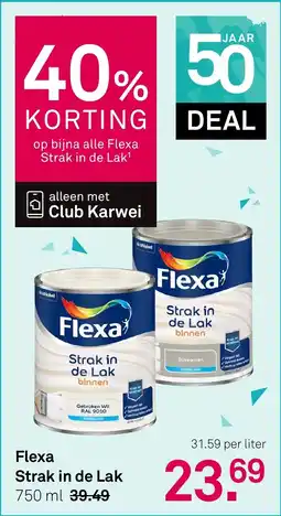 Karwei Flexa Strak in de Lak aanbieding