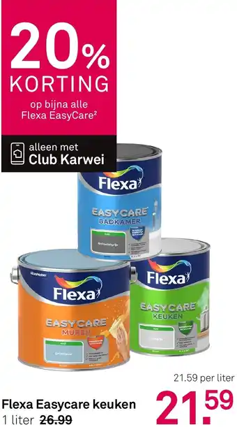 Karwei Flexa Easycare keuken aanbieding