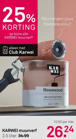 Karwei Karwei muurverf aanbieding