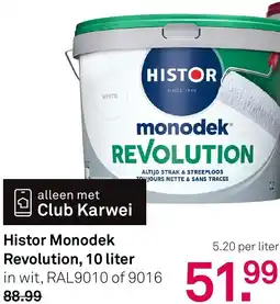 Karwei Histor Monodek Revolution aanbieding