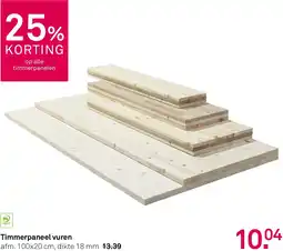 Karwei Timmerpaneel vuren aanbieding