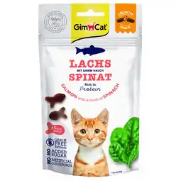 Pets Place Gimcat Crunchy - Kattensnack - Zalm Spinazie 50 g aanbieding