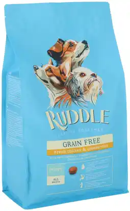 Pets Place Ruddle Puppy All Breeds Grainfree - Hondenvoer - Kip Cranberry 3 kg aanbieding