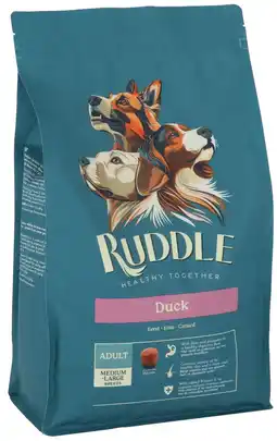 Pets Place Ruddle Adult Medium & Large Breed - Hondenvoer - Eend 3 kg aanbieding