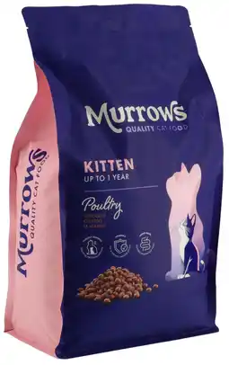 Pets Place Murrows Kitten - Kattenvoer - Gevogelte 2 kg aanbieding