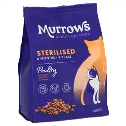 Pets Place Murrows Sterilised - Kattenvoer - Gevogelte 400 g aanbieding