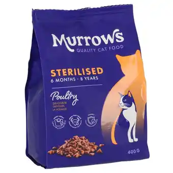 Pets Place Murrows Sterilised - Kattenvoer - Gevogelte 400 g aanbieding
