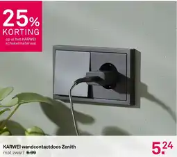 Karwei Karwei wandcontactdoos Zenith aanbieding