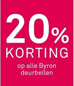 Karwei Op alle Byron deurbellen aanbieding