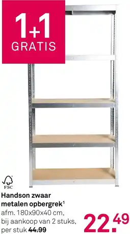 Karwei Handson zwaar metalen opbergrek¹ aanbieding