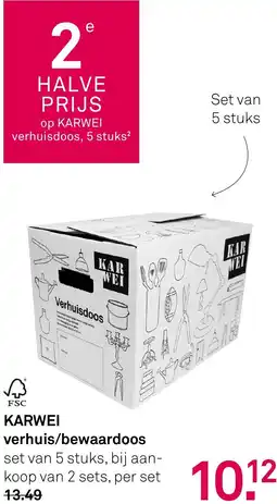 Karwei Karwei verhuis/bewaardoos aanbieding