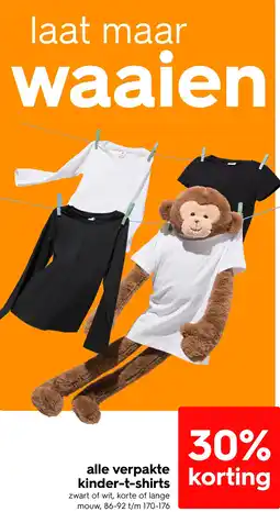 HEMA Alle verpakte kinder-t-shirts aanbieding