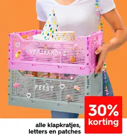 HEMA Alle klapkratjes, letters en patches aanbieding