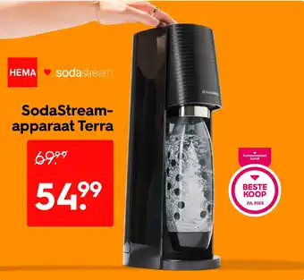 HEMA SodaStream apparaat Terra aanbieding