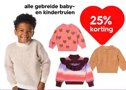 HEMA Alle gebreide baby en kindertruien aanbieding