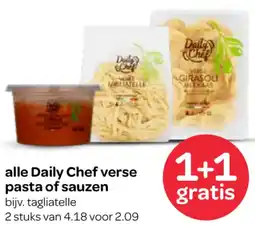 Spar Alle Daily Chef verse pasta of sauzen aanbieding