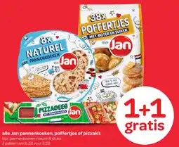Spar Alle Jan pannenkoeken, poffertjes of pizzakit aanbieding