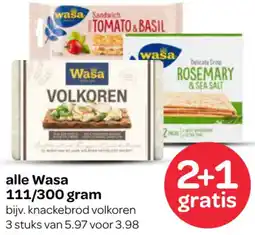 Spar Alle Wasa aanbieding