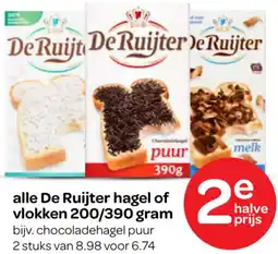 Spar Alle De Ruijter hagel of vlokken aanbieding