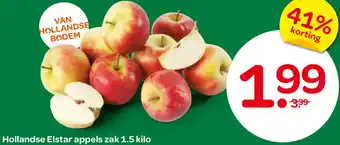 Spar Hollandse Elstar appels aanbieding