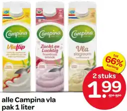 Spar Alle Campina vla aanbieding
