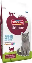 Welkoop Smølke Senior - Kattenvoer - Kip - Vis - 4kg aanbieding