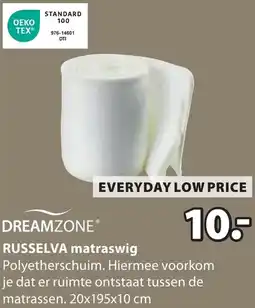 Jysk Dreamzone Russelva matraswig aanbieding