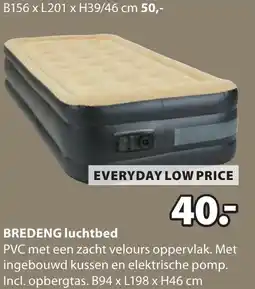 Jysk Bredeng luchtbed aanbieding