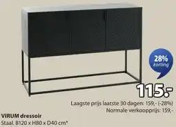 Jysk Virum dressoir aanbieding