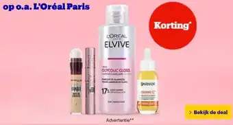 Bol.com op o.a. L'Oréal Paris aanbieding