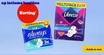 Bol.com op intieme hygiëne aanbieding