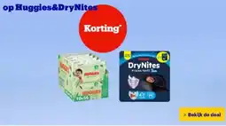Bol.com op Huggies&DryNites aanbieding