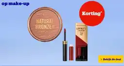 Bol.com op make-up aanbieding