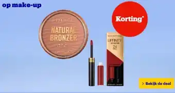 Bol.com op make-up aanbieding