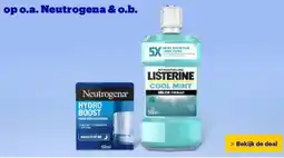 Bol.com op o.a. Neutrogena & o.b. aanbieding