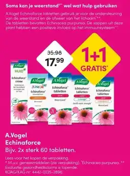 DA A.Vogel Echinaforce aanbieding
