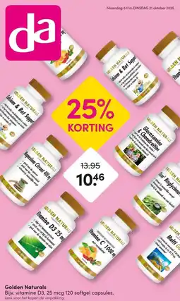 DA Golden Naturals aanbieding