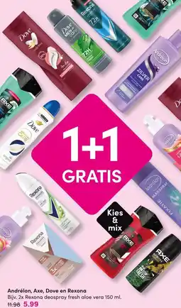 DA Andrélon, Axe, Dove en Rexona aanbieding