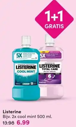 DA Listerine aanbieding