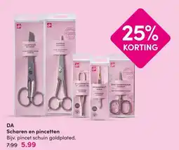 DA DA Scharen en pincetten aanbieding