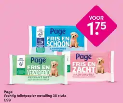 DA Page Vochtig toiletpapier navulling aanbieding