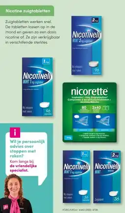 DA Nicotine zuigtabletten aanbieding