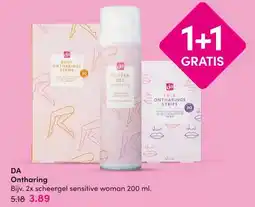 DA DA Ontharing aanbieding