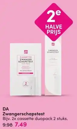 DA DA Zwangerschapstest aanbieding