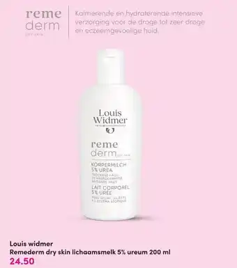 DA Louis widmer Remederm dry skin lichaamsmelk 5% ureum aanbieding