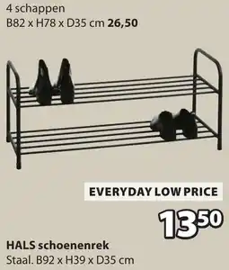 Jysk Hals schoenenrek aanbieding