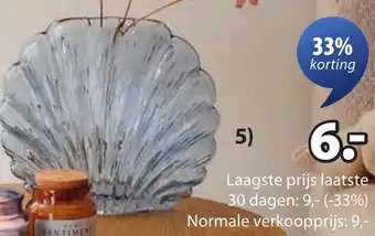 Jysk Lauge vaas aanbieding